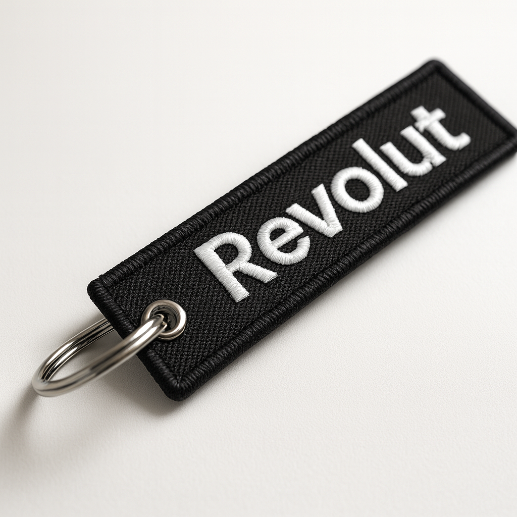 Broderie Breloc Personalizat Revolut